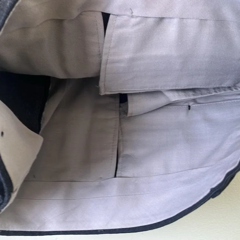 Pierre Cardin Wool Pinstripe‎ Men's 3 Piece Gray Vintage 70s Banker CEO MobBoss